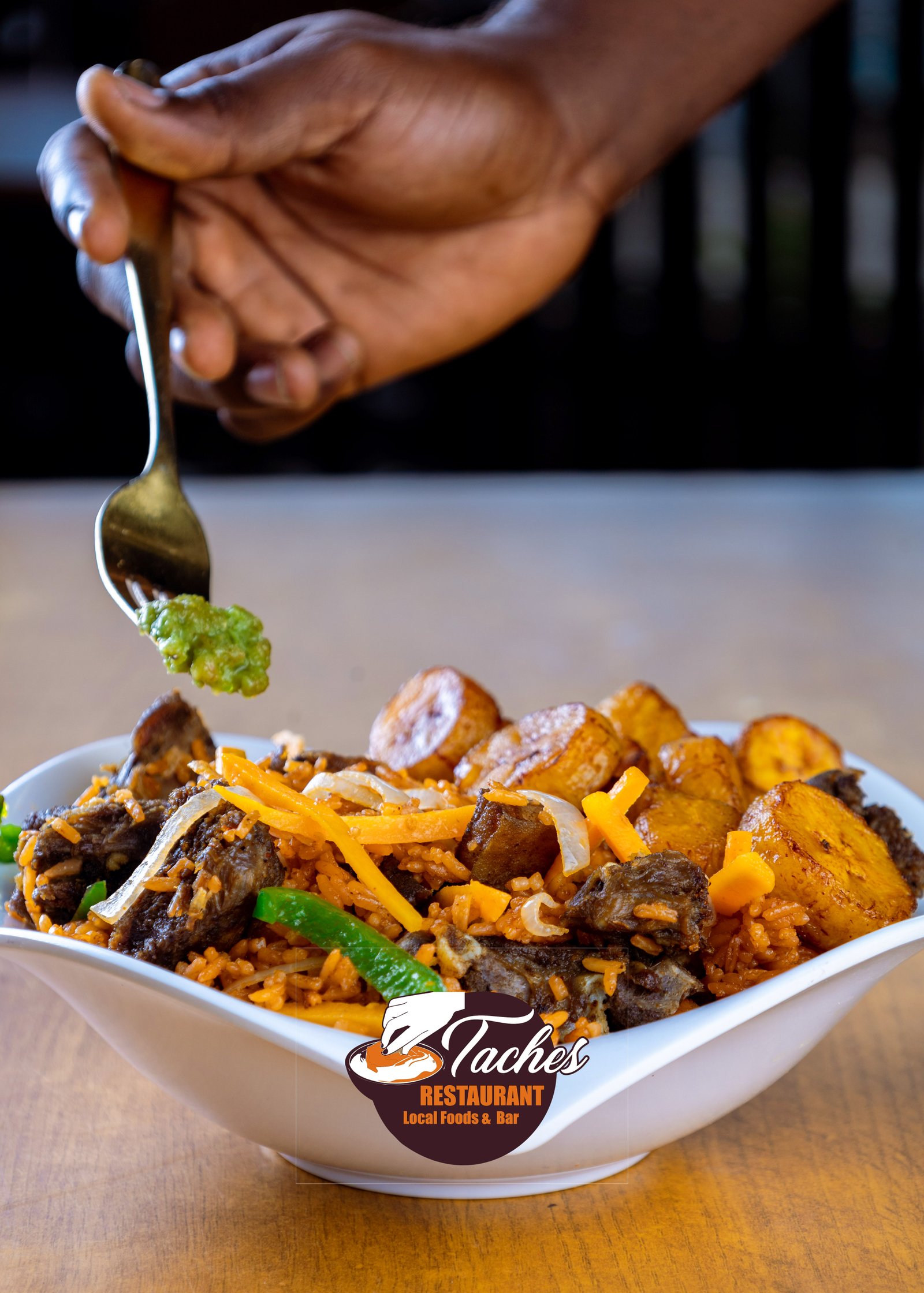 Jollof with Goat meat